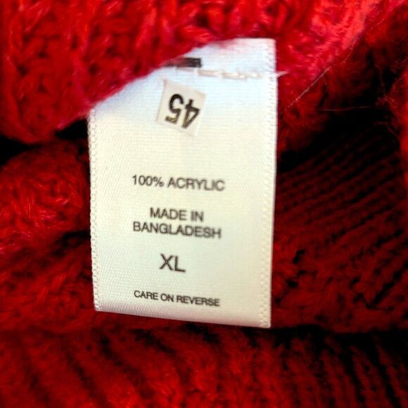 Cozy Chunky Knit - Open Shoulder Turtleneck Sweater XL NWT (New York & Company) - Picture 5 of 10